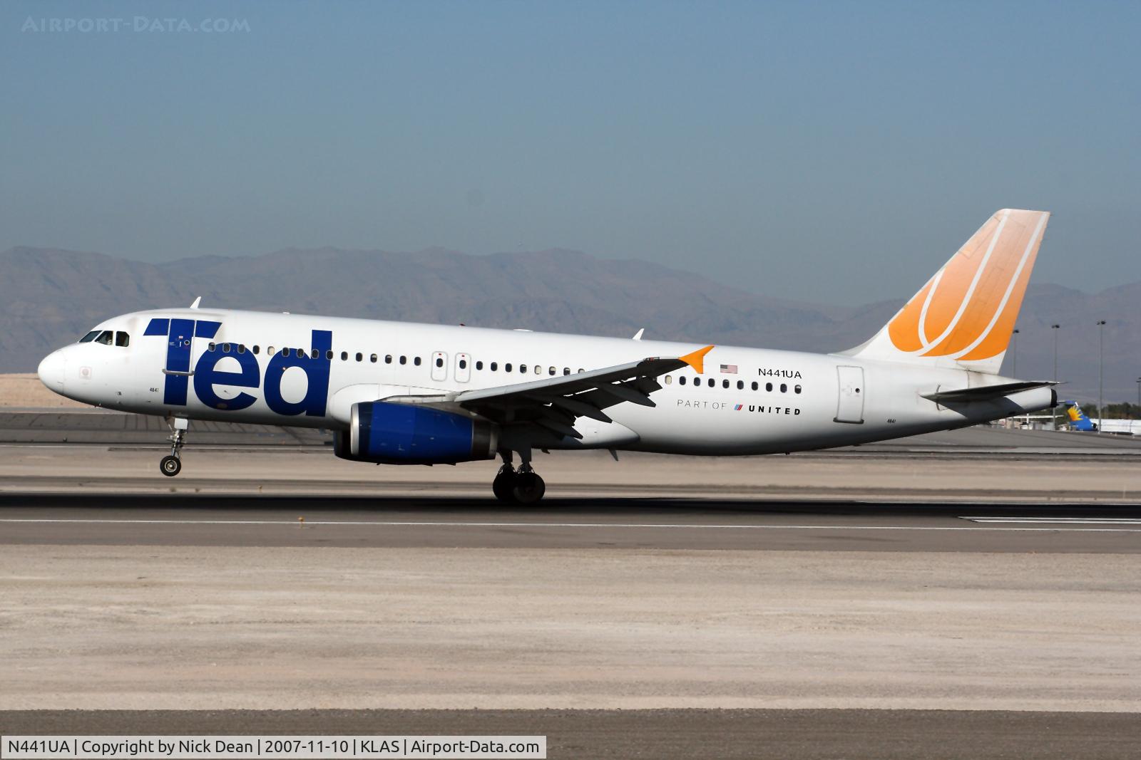 N441UA, 1997 Airbus A320-232 C/N 751, /