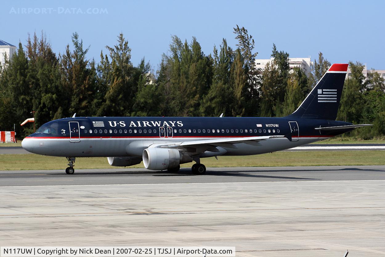 N117UW, 2000 Airbus A320-214 C/N 1224, /