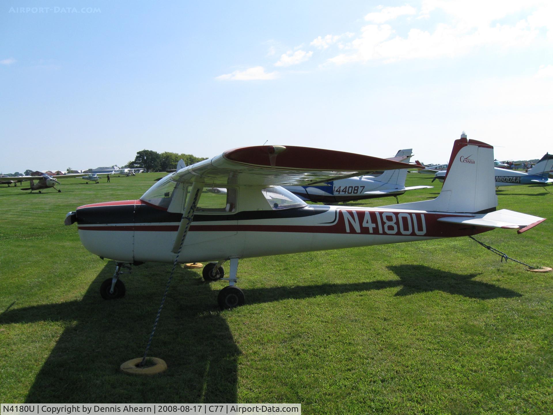 N4180U, 1963 Cessna 150D C/N 15060180, Poplar Grove, IL
