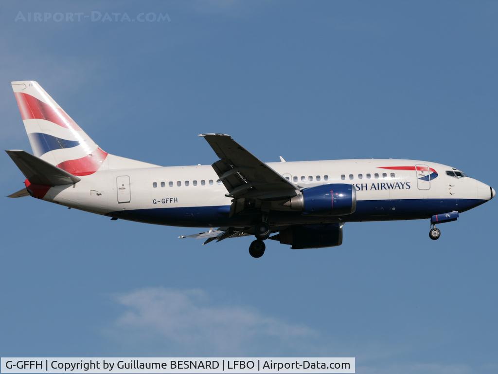 G-GFFH, 1994 Boeing 737-5H6 C/N 27354, Landing 14R