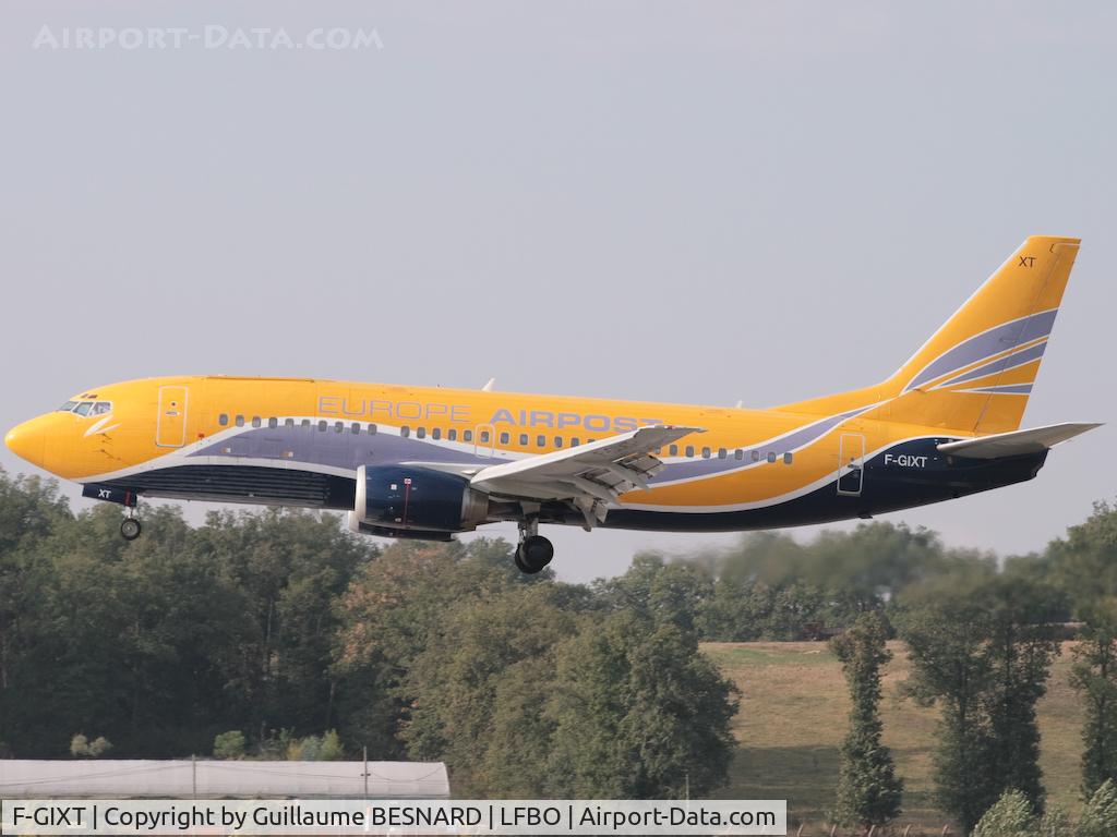 F-GIXT, 1997 Boeing 737-39M C/N 28898, Landing 14R