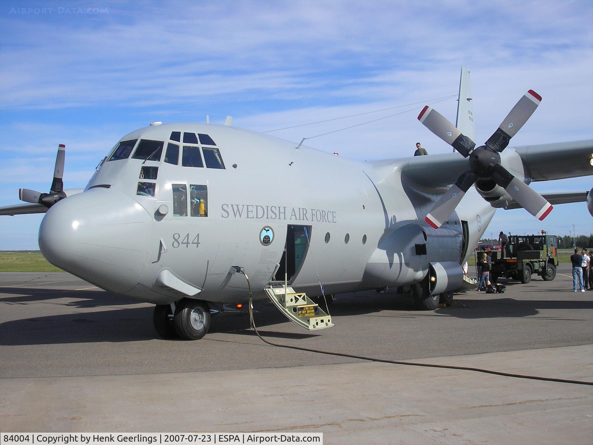 84004, Lockheed C-130H Hercules C/N 382-4881, Departure from Lulea