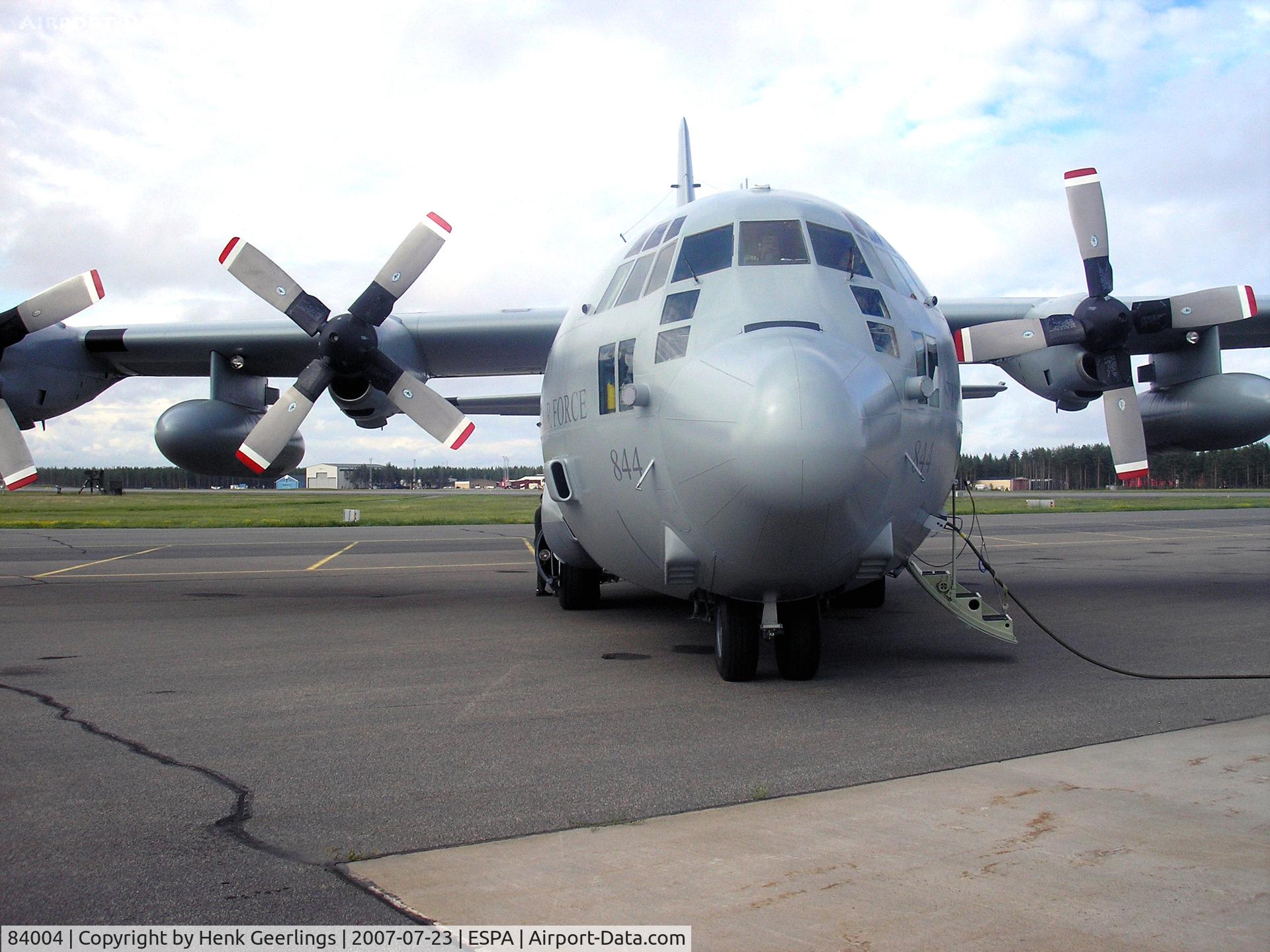 84004, Lockheed C-130H Hercules C/N 382-4881, Lulea AFB  Departure