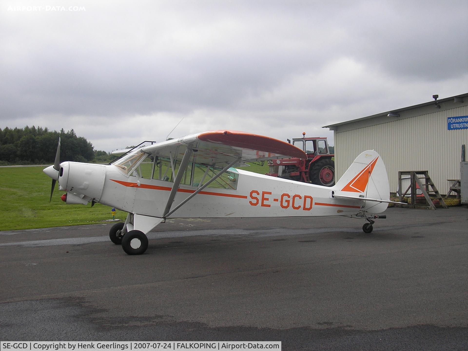 SE-GCD, Piper PA-18-180 Super Cub C/N 18-8545, Falkoping Airport , Sweden