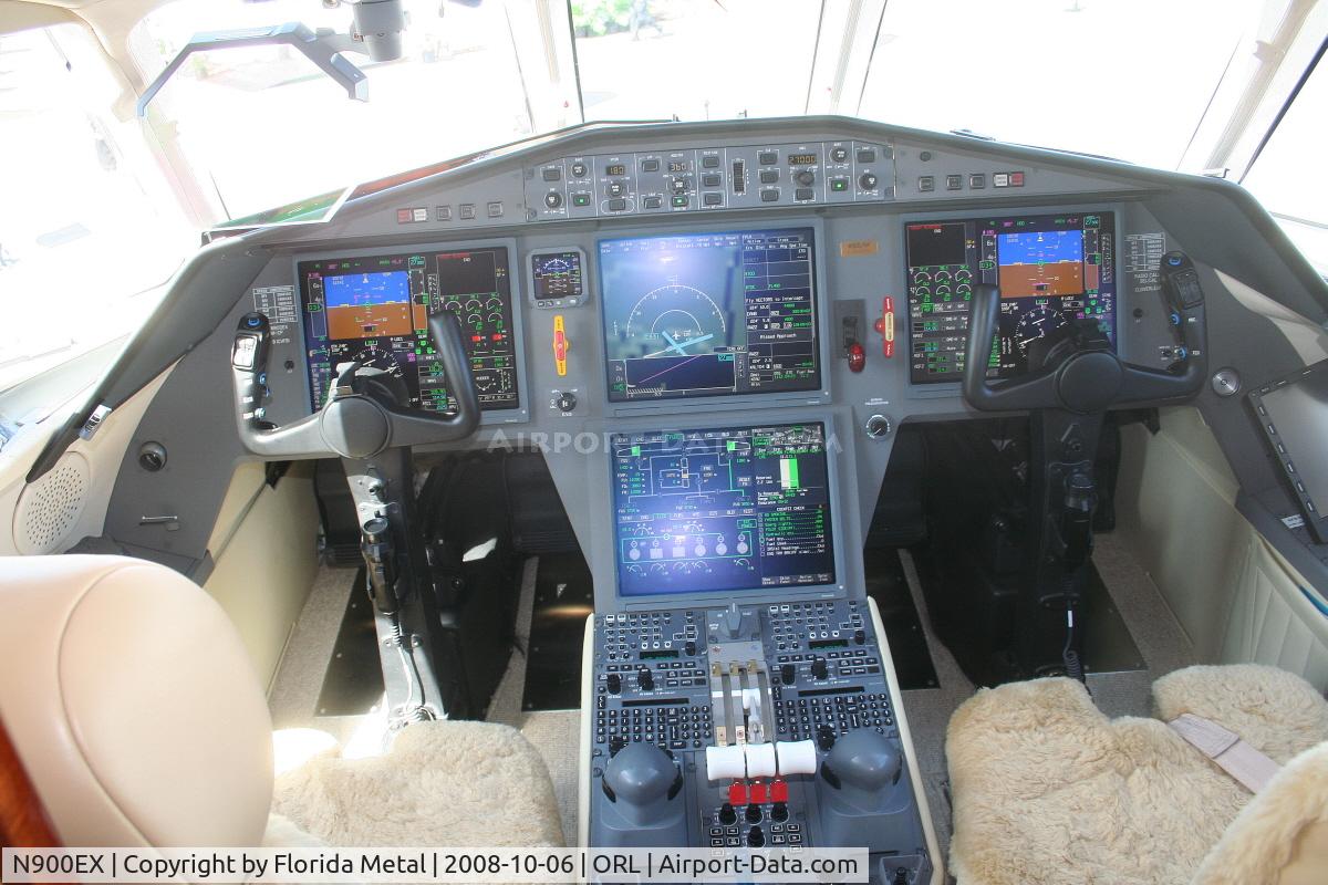 N900EX, 2008 Dassault Falcon 900EX C/N 201, Falcon 900LX cockpit