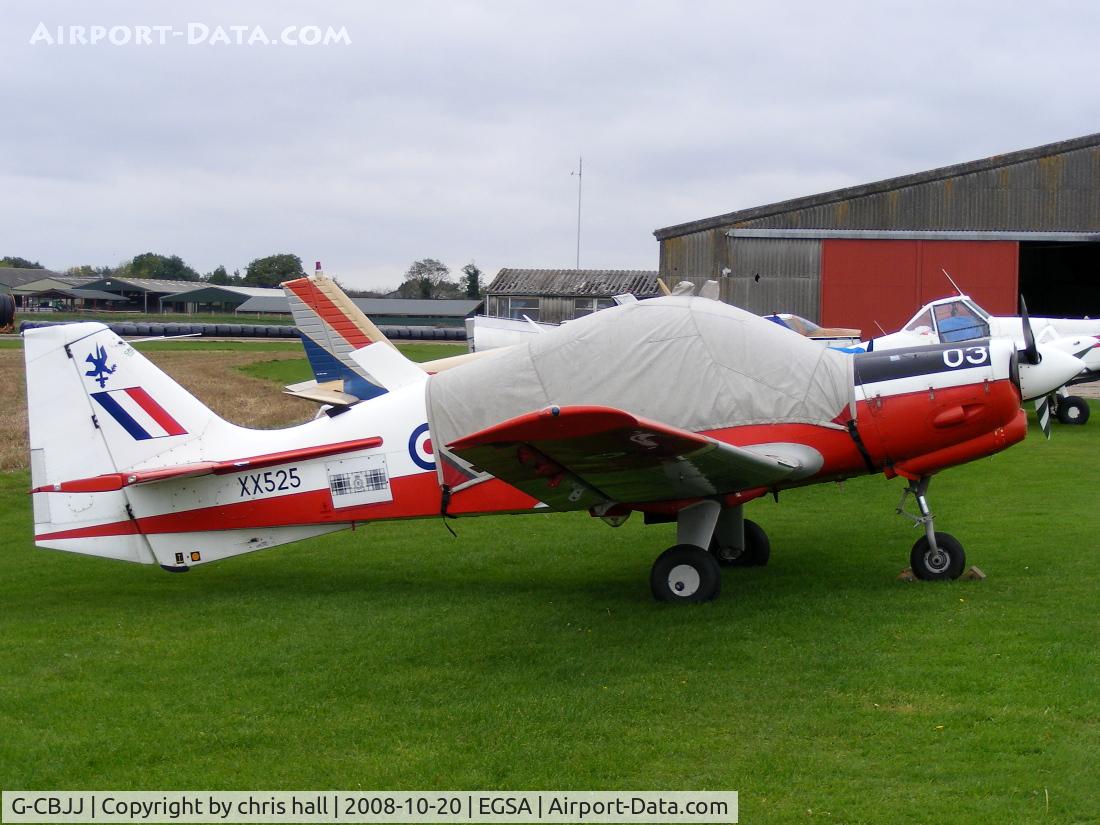 G-CBJJ, 1973 Scottish Aviation Bulldog T.1 C/N BH120/211, still wearing its RAF serial number XX525