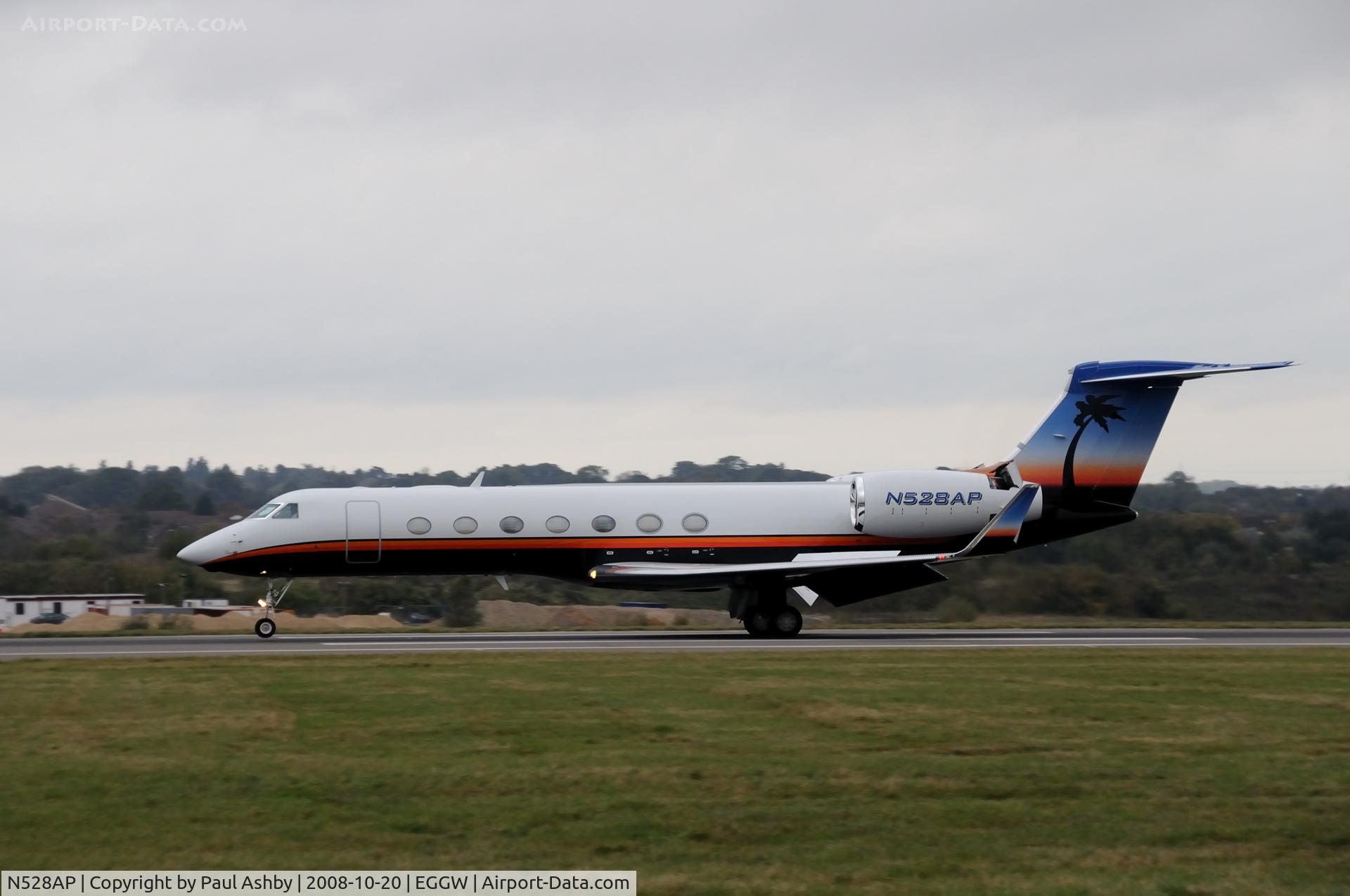 N528AP, 2007 Gulfstream Aerospace GV-SP (G550) C/N 5168, Gulfstream Aerospace GV-SP