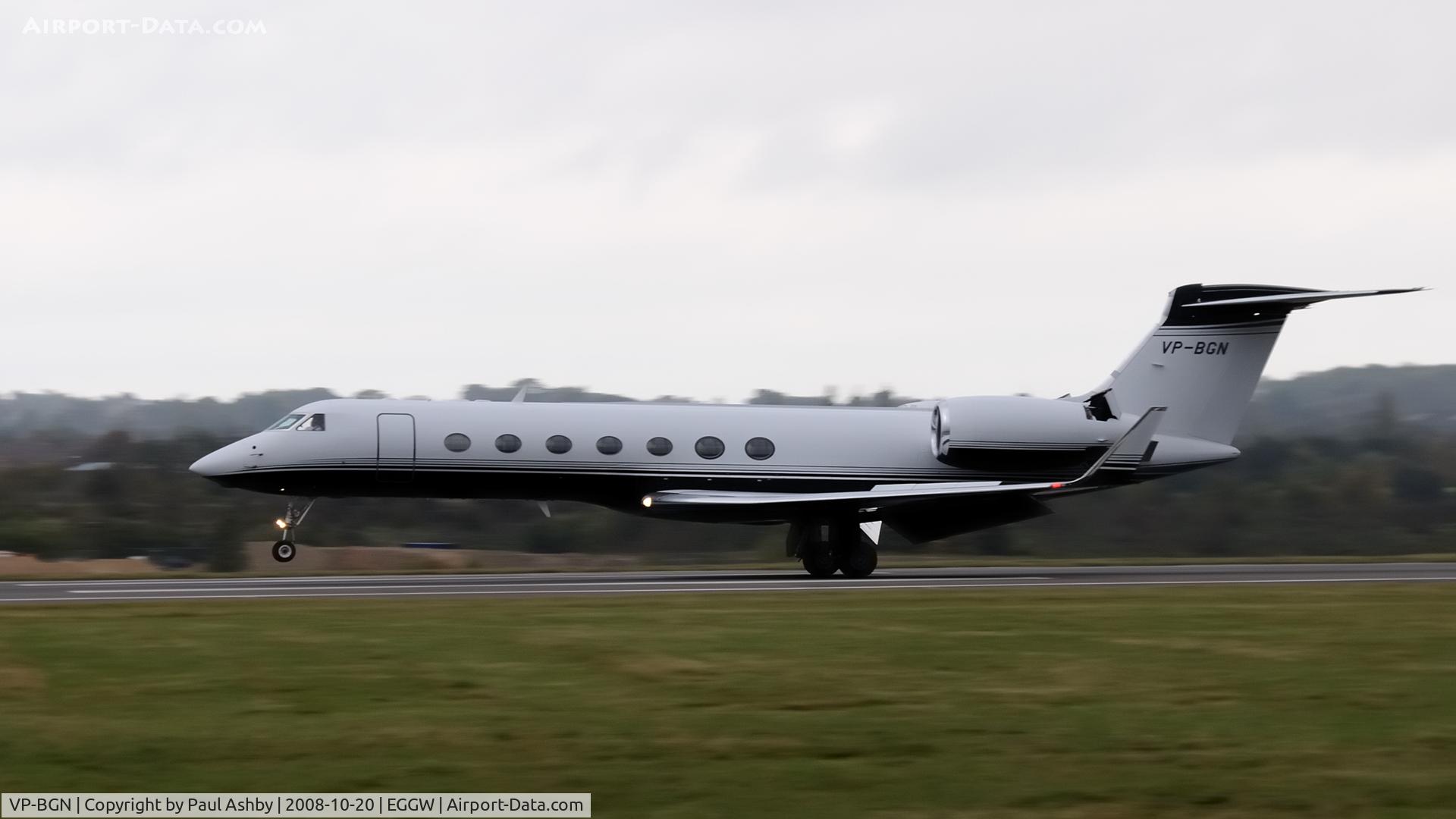 VP-BGN, 2003 Gulfstream Aerospace GV-SP (G550) C/N 5011, Gulfstream GV-SP