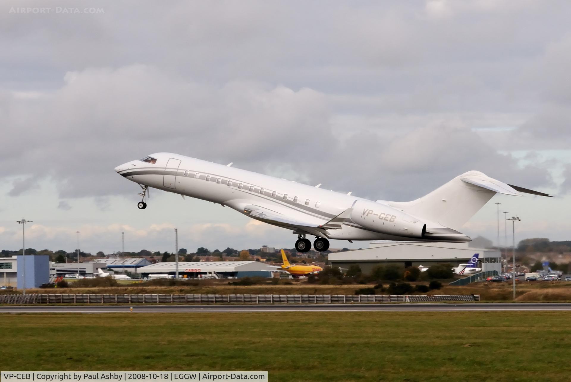 VP-CEB, 2001 Bombardier BD-700-1A10 Global Express C/N 9083, BD700 Global Express
