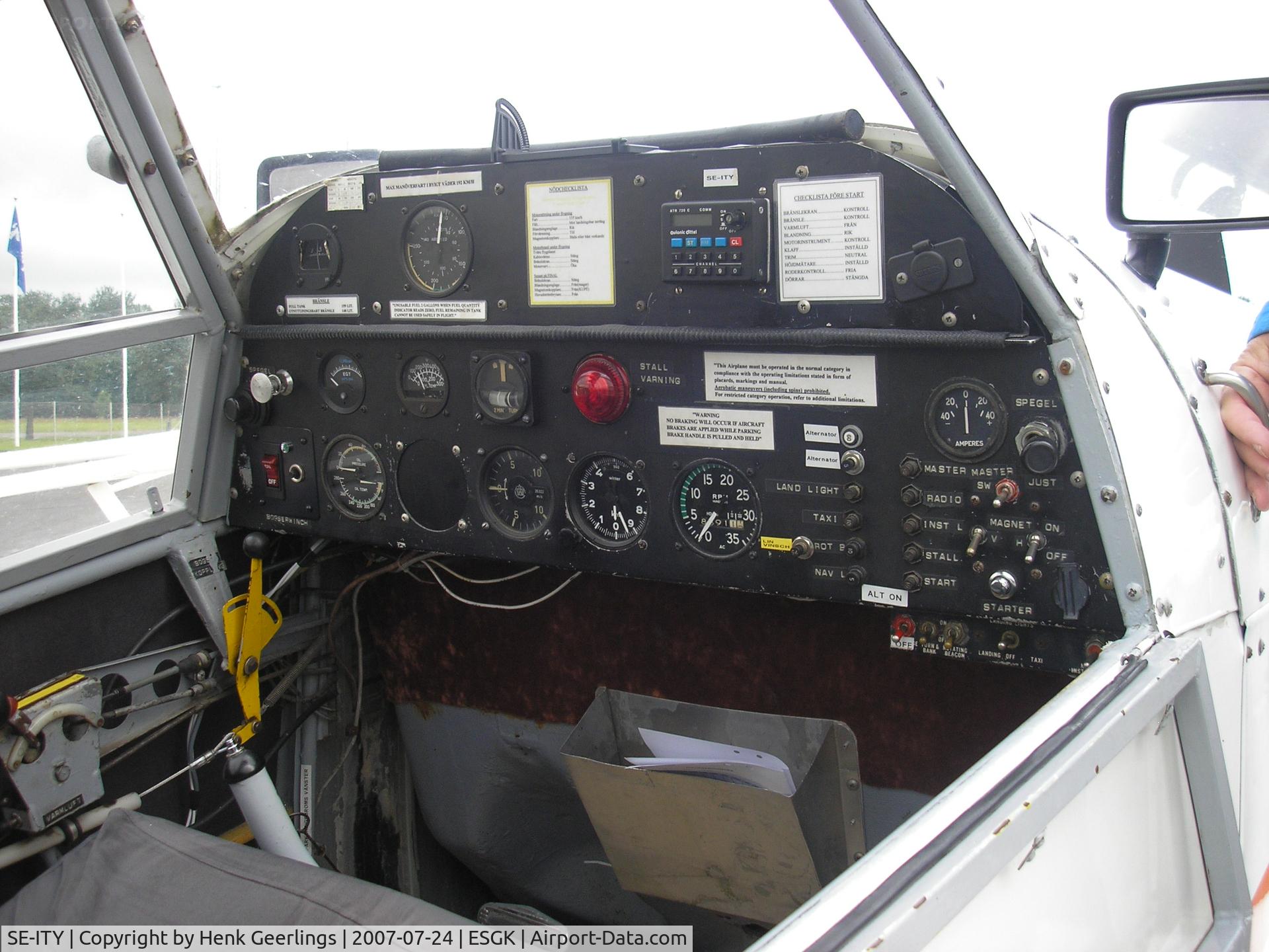 SE-ITY, 1964 Piper PA-25-235 Pawnee C/N 25-2657, Glider towing at Falkoping Aerodrome