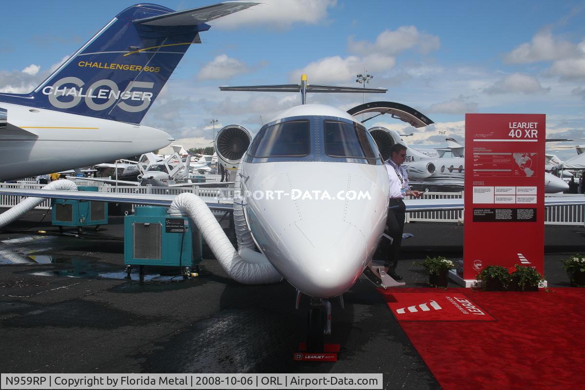 N959RP, 2008 Learjet Inc 45 C/N 2100, Lear 40 at NBAA