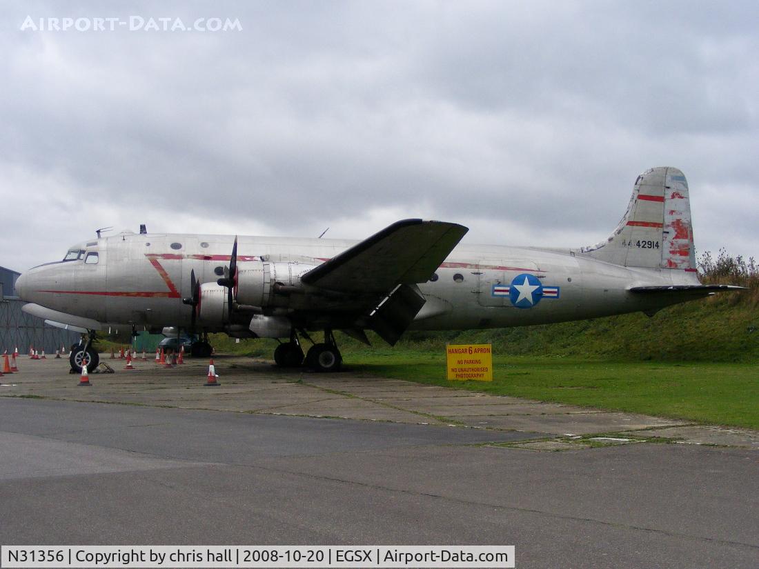 N31356, 1946 Douglas DC-4-1009 C/N D4-26, wearing the serial number 44-42914
