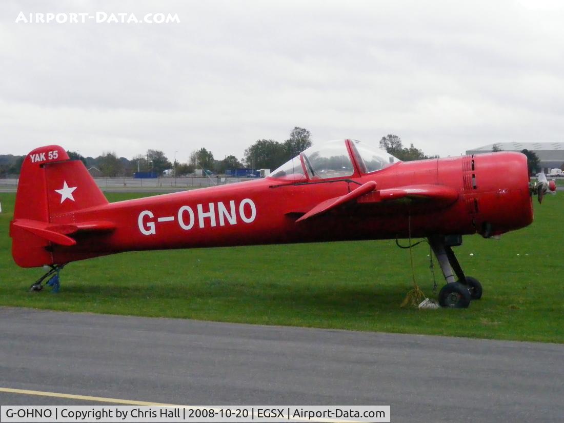 G-OHNO, 1990 Yakovlev Yak-55 C/N 901104, Previous ID: OY-TLL