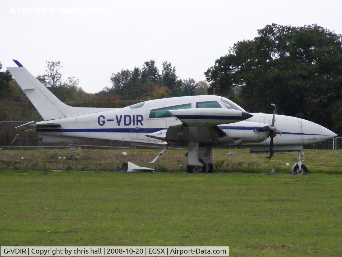 G-VDIR, 1975 Cessna T310R C/N 310R-0211, Previous ID: N5091J. De-Registered 03/03/2006 classed as destroyed