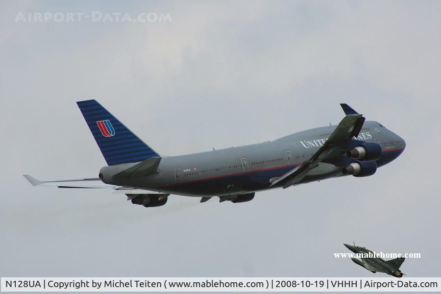 N128UA, 2000 Boeing 747-422 C/N 30023, United Airlines