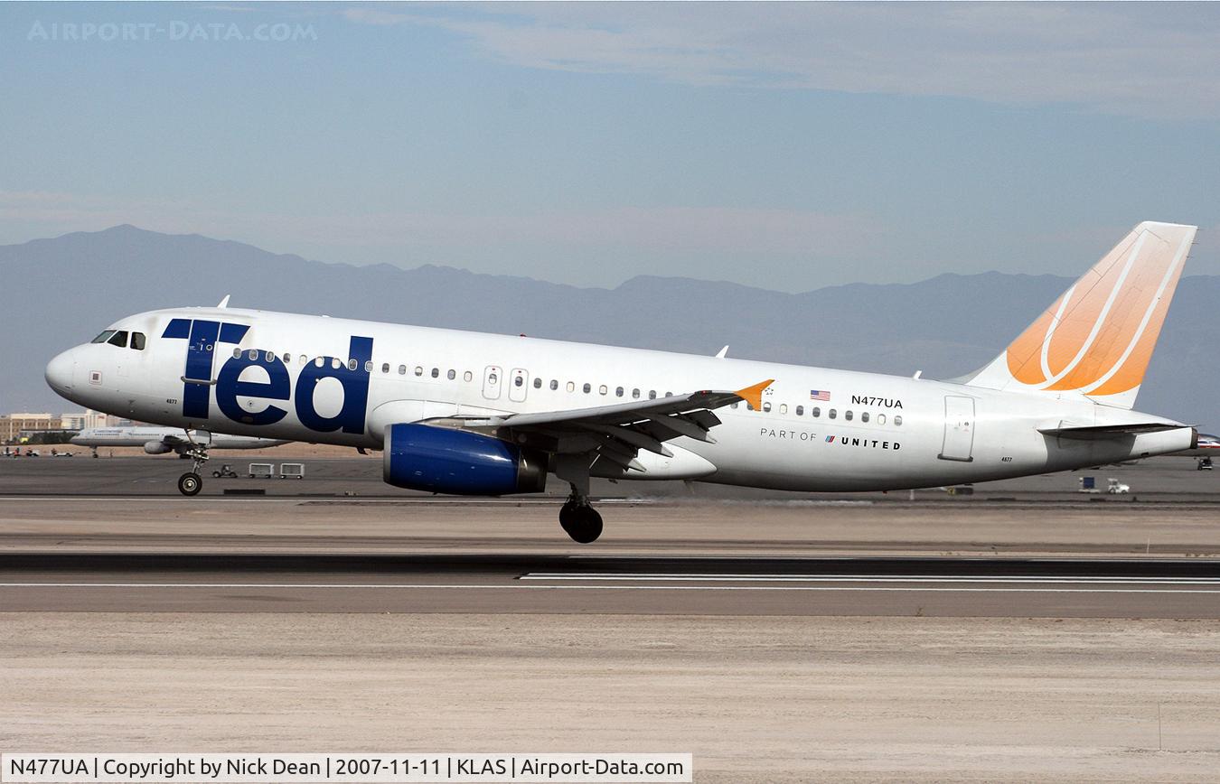 N477UA, 2001 Airbus A320-232 C/N 1514, /