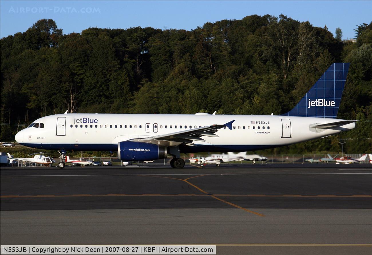 N553JB, 2002 Airbus A320-232 C/N 1896, /