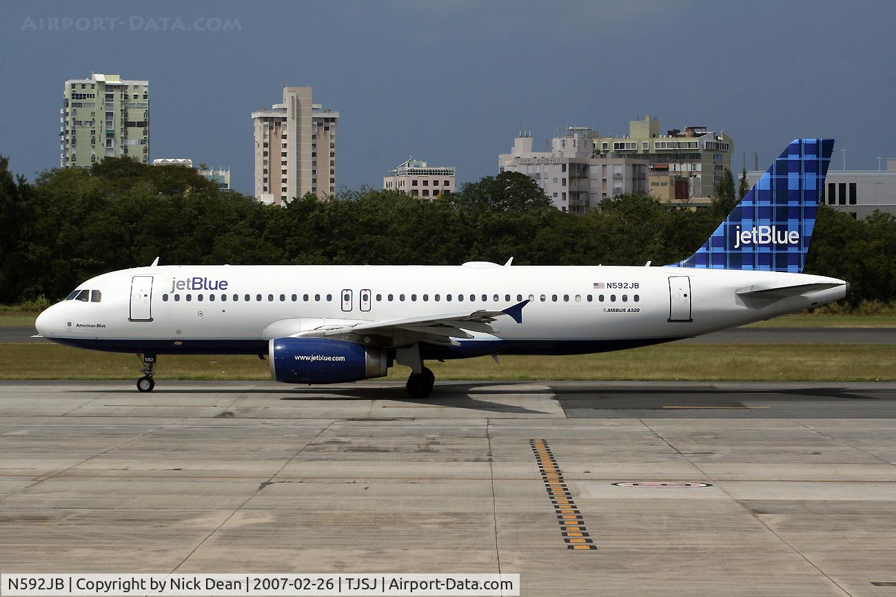 N592JB, 2004 Airbus A320-232 C/N 2259, /