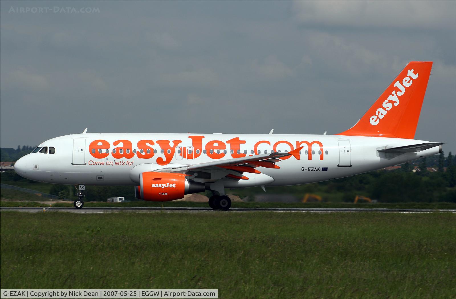 G-EZAK, 2006 Airbus A319-111 C/N 2744, /