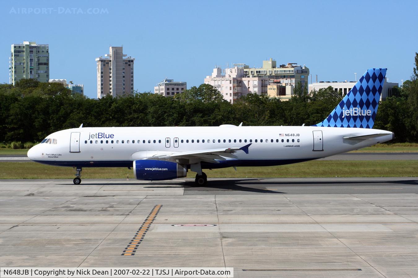 N648JB, 2006 Airbus A320-232 C/N 2970, /