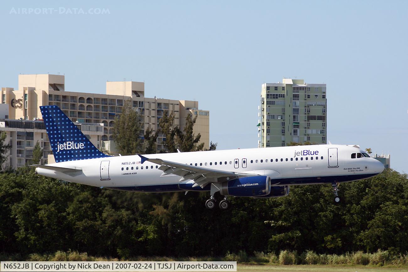 N652JB, 2007 Airbus A320-232 C/N 3029, /
