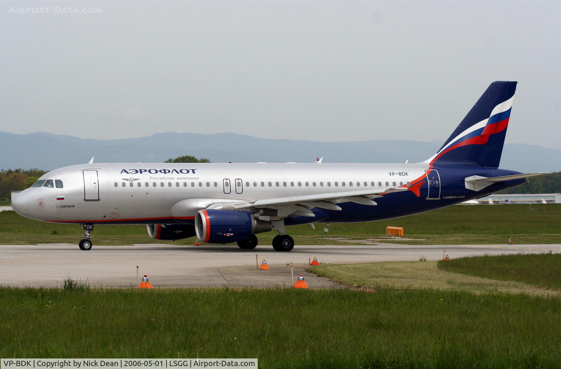 VP-BDK, 2003 Airbus A320-214 C/N 2106, /