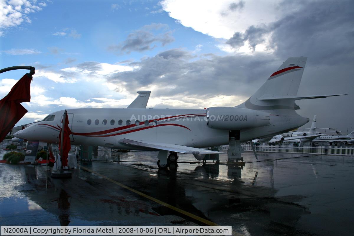 N2000A, 2008 Dassault Falcon 2000EX C/N 151, Falcon 2000EX at NBAA