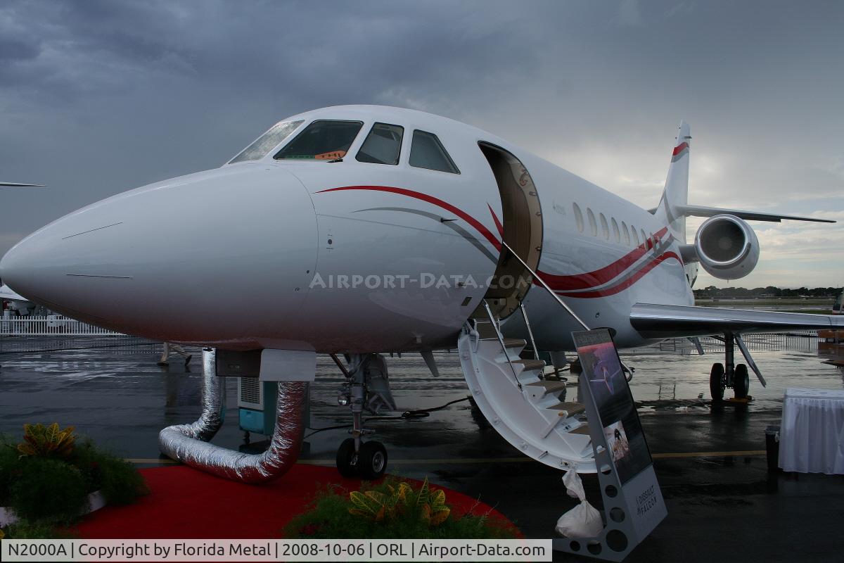 N2000A, 2008 Dassault Falcon 2000EX C/N 151, Falcon 2000EX at NBAA