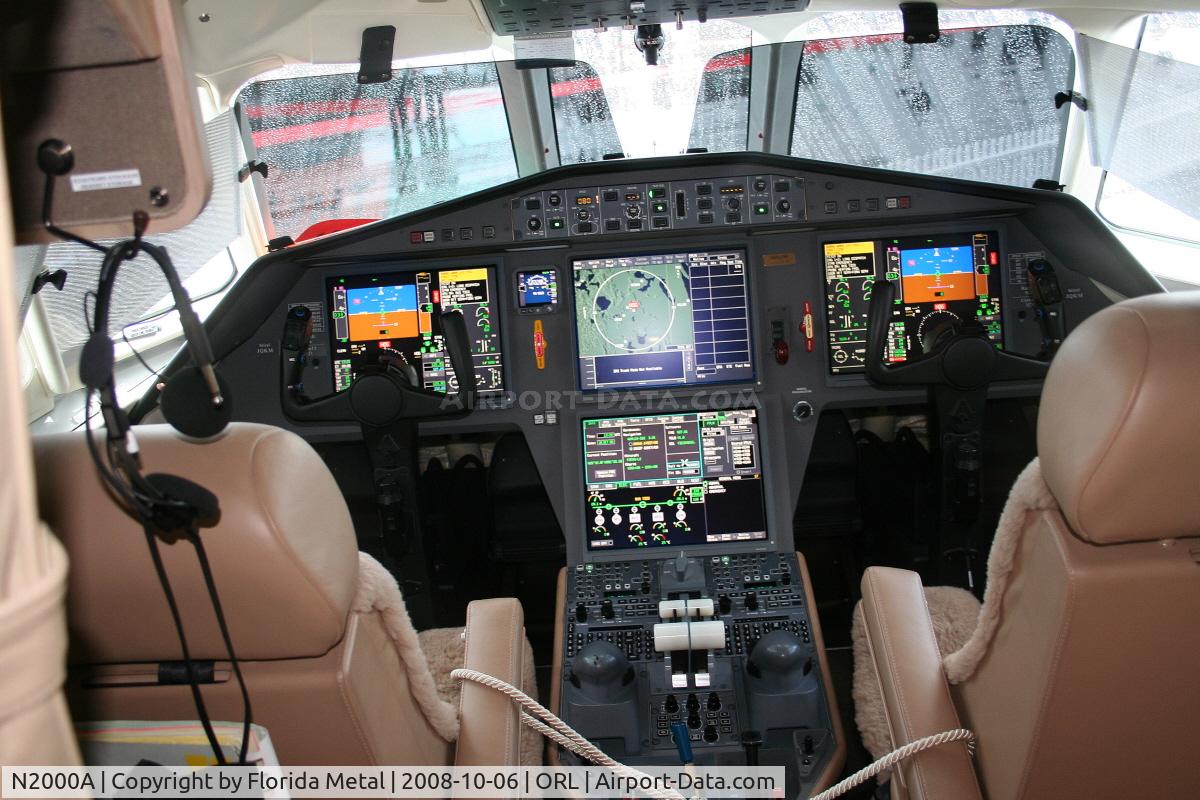 N2000A, 2008 Dassault Falcon 2000EX C/N 151, Falcon 2000EX at NBAA