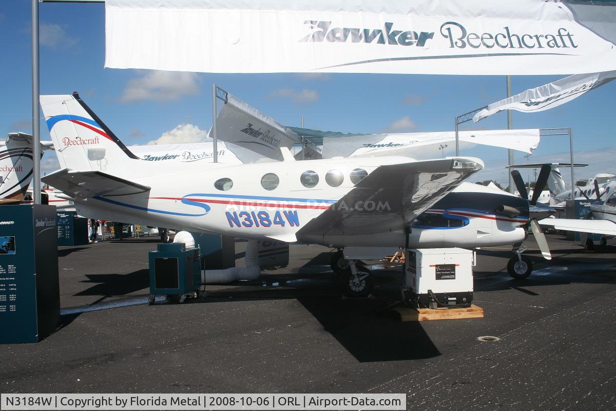 N3184W, 2008 Hawker Beechcraft C90GTI King Air C/N LJ-1884, Beech C90GTI and NBAA