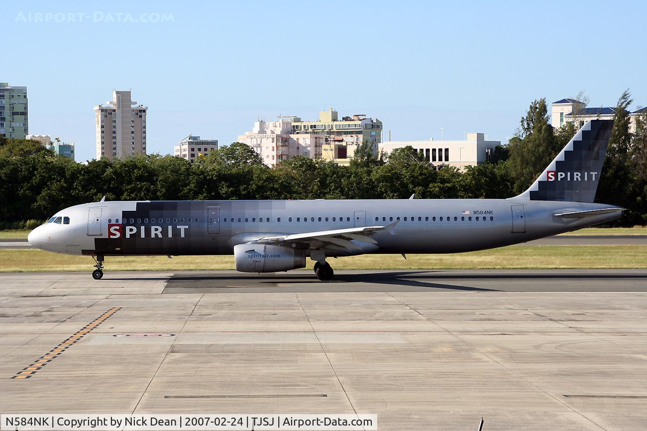 N584NK, 2001 Airbus A321-231 C/N 1408, /