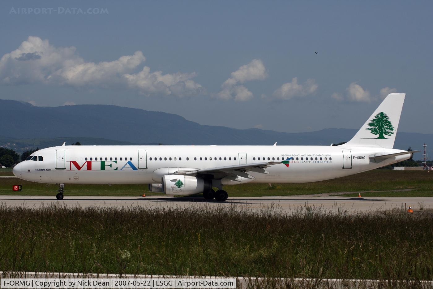 F-ORMG, 2003 Airbus A321-231 C/N 1956, /
