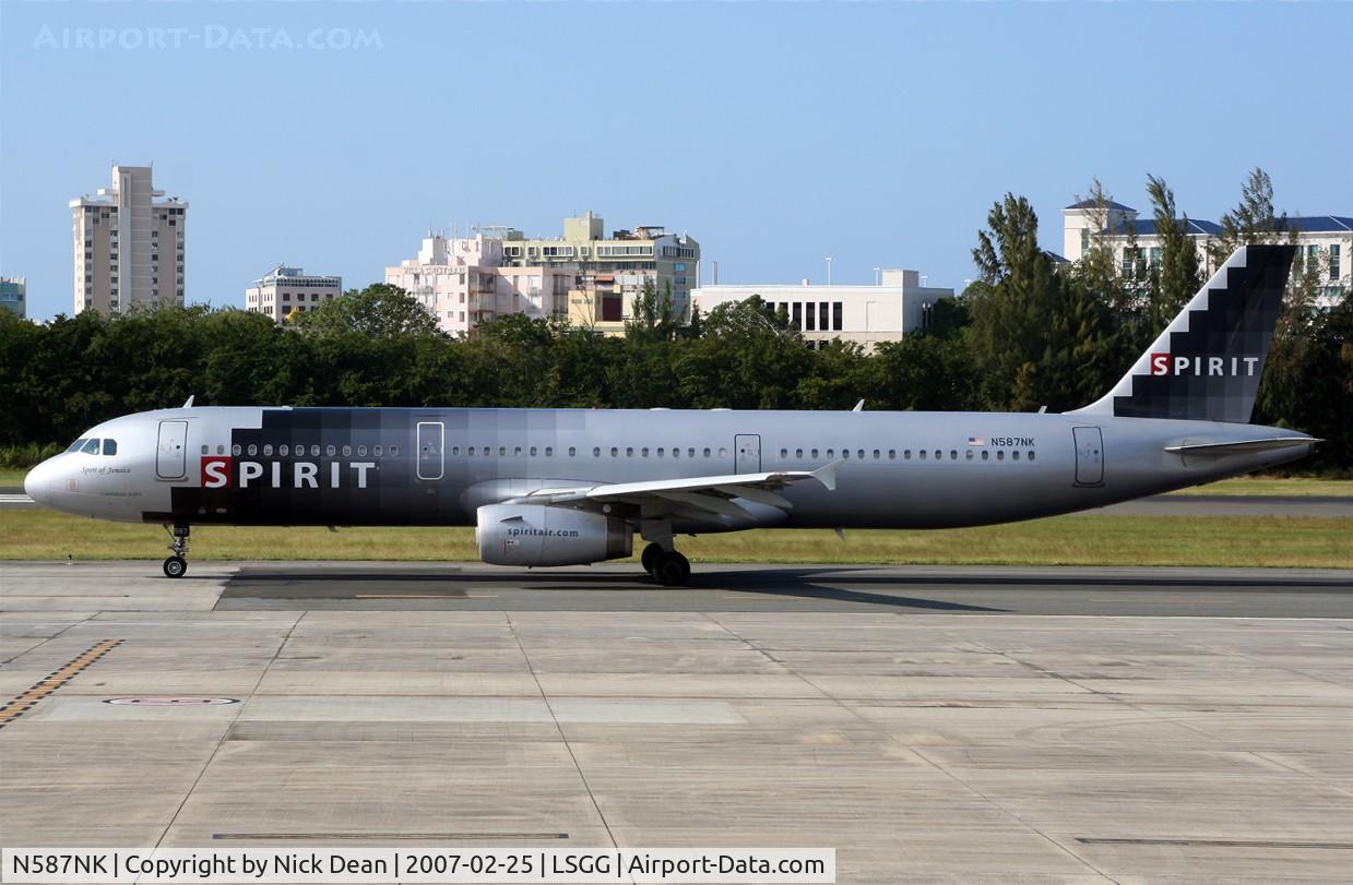 N587NK, 2005 Airbus A321-231 C/N 2476, /