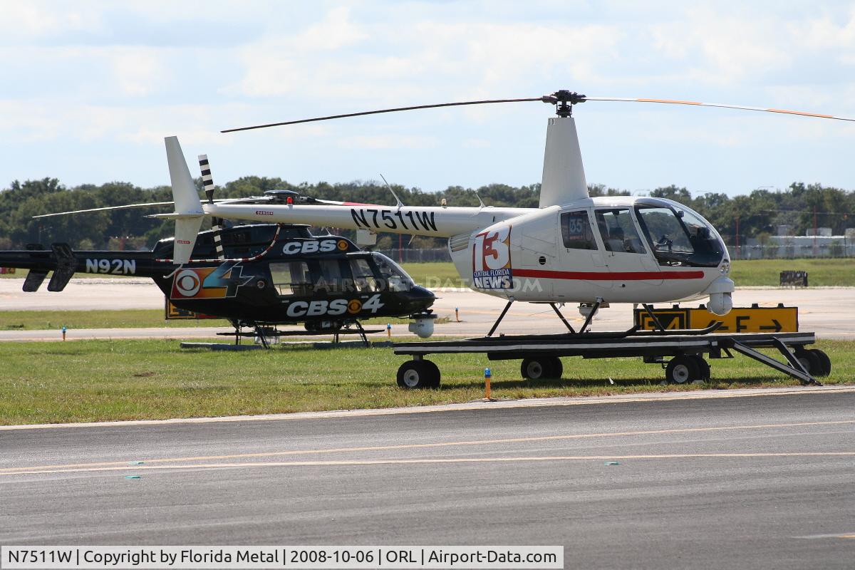 N7511W, 2002 Robinson R44 C/N 1198, Central Florida Channel 13 R44