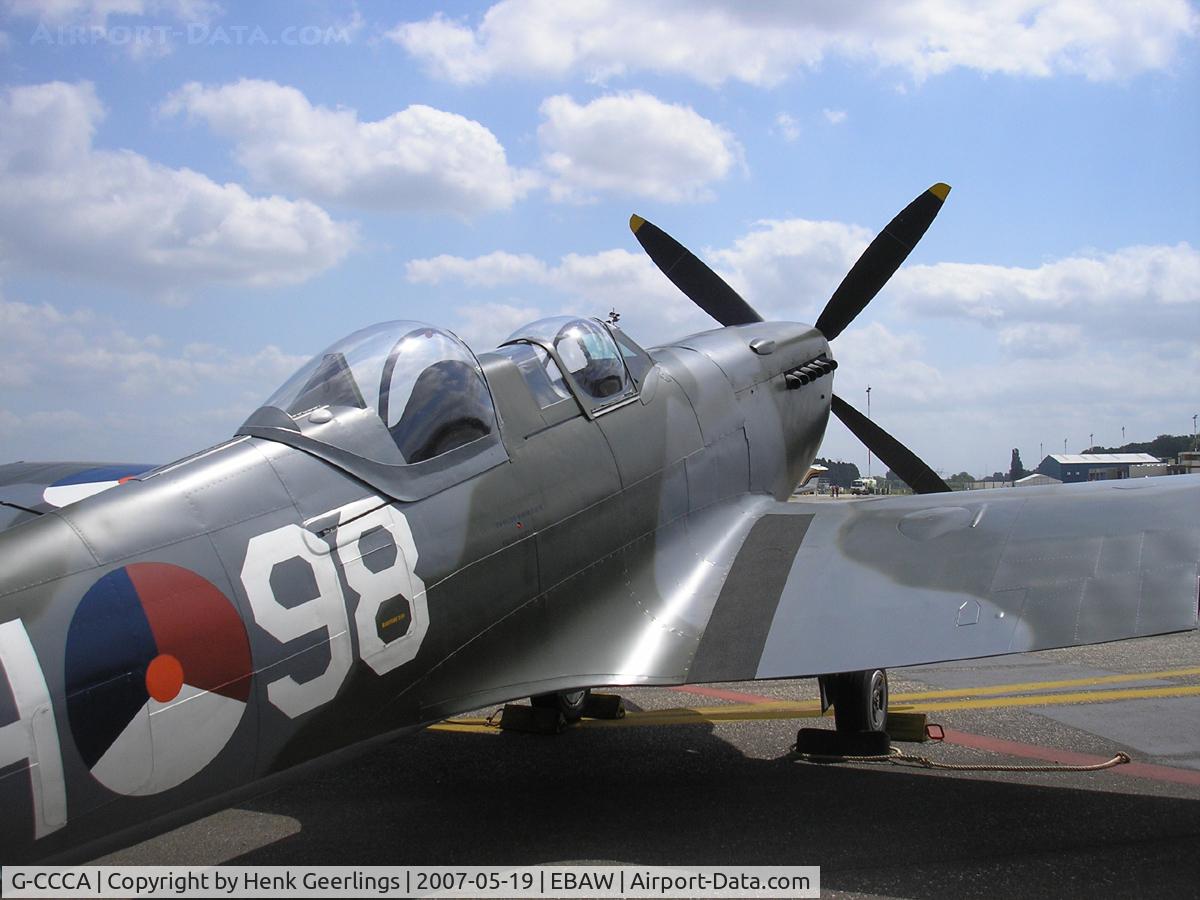 G-CCCA, 1944 Supermarine 509 Spitfire TR.IXc C/N CBAF.9590, Stampe Fly In - Deurne , Belgium , 2007