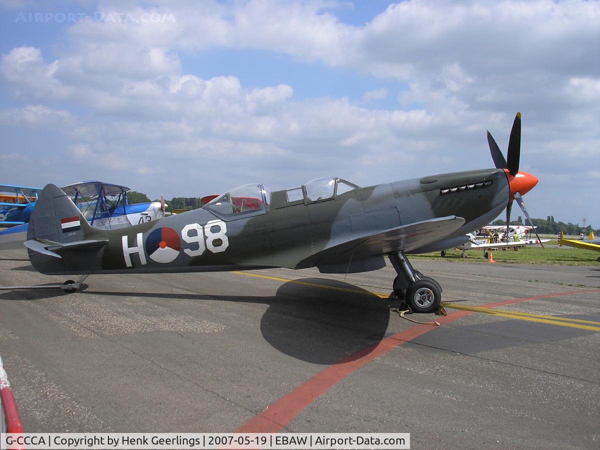 G-CCCA, 1944 Supermarine 509 Spitfire TR.IXc C/N CBAF.9590, Stampe Fly In - Deurne , Belgium , 2007