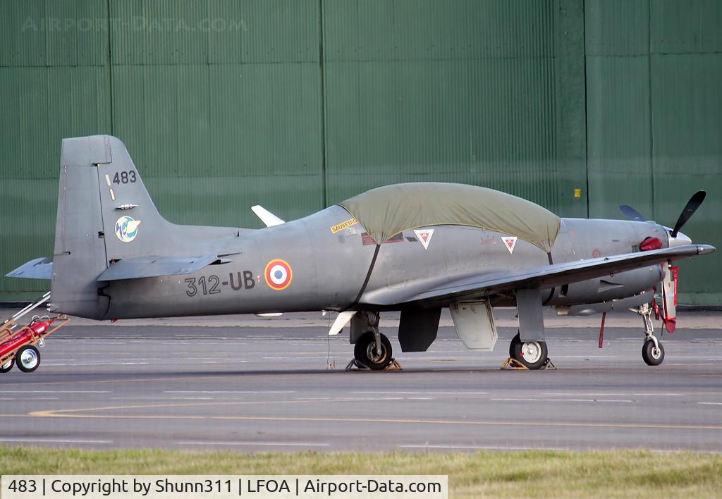 483, Embraer EMB-312F Tucano C/N 312483, Parked in a other side of Avord AFB during LFOA Airshow 2008...
