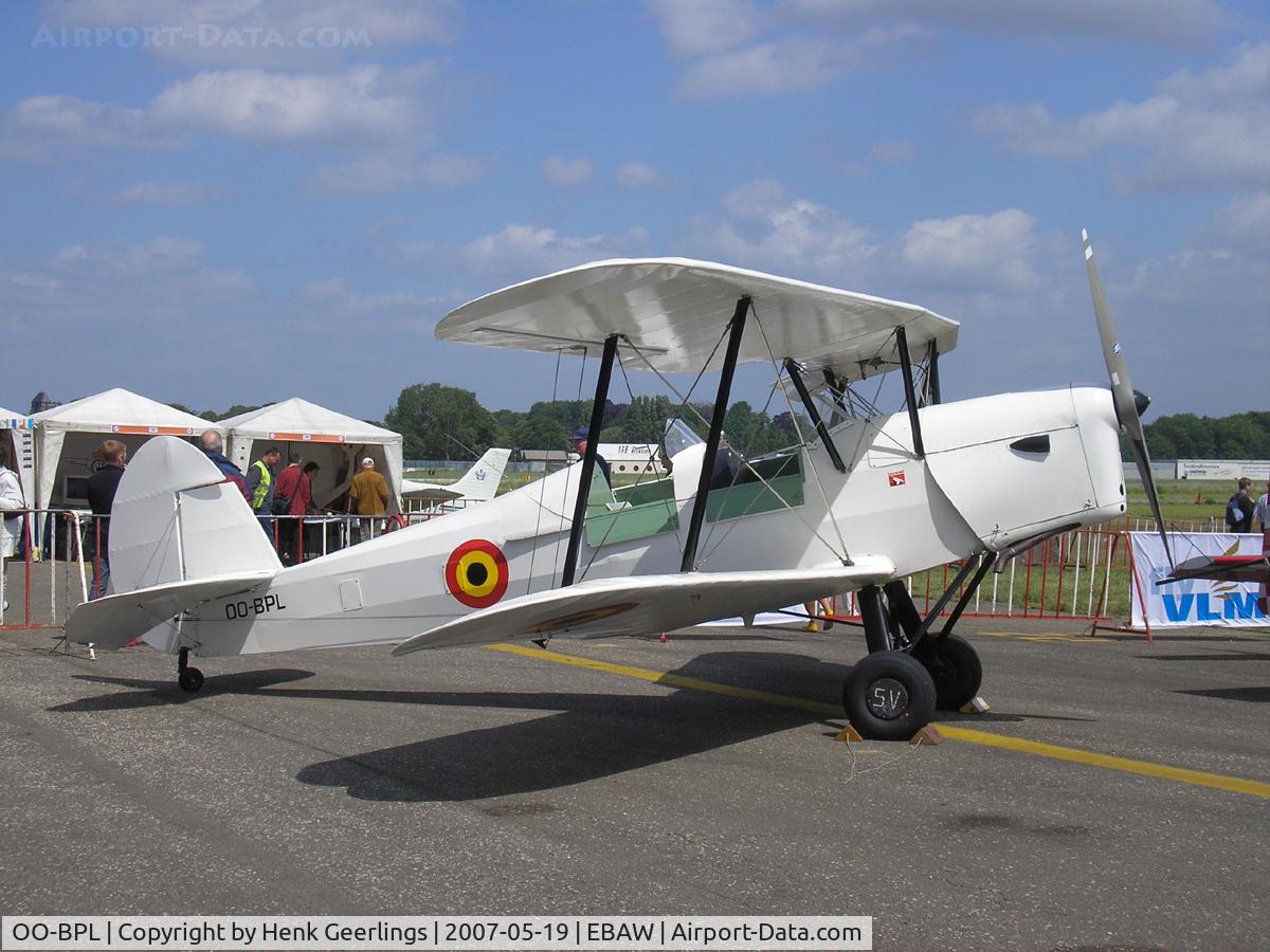 OO-BPL, 1953 Stampe-Vertongen SV-4B C/N 1194, Stampe Fly In - Deurne , Belgium , 2007