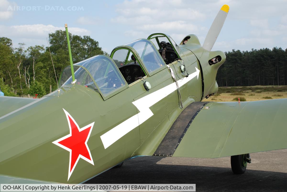 OO-IAK, 1956 Yakovlev Yak-18 C/N 1332019, Chipmunk Fly In , Zoersel, Belgium Summer 2007