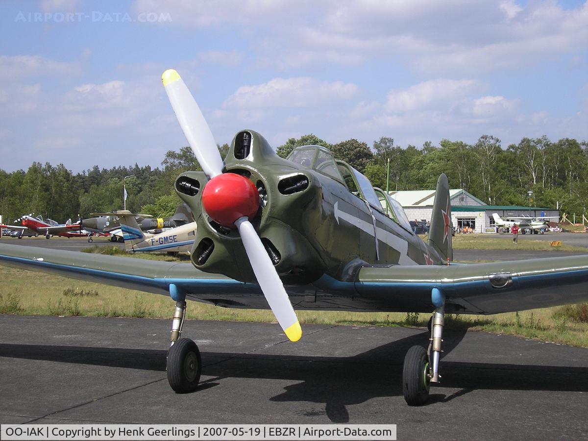 OO-IAK, 1956 Yakovlev Yak-18 C/N 1332019, Chipmunk Fly In , Zoersel, Belgium Summer 2007