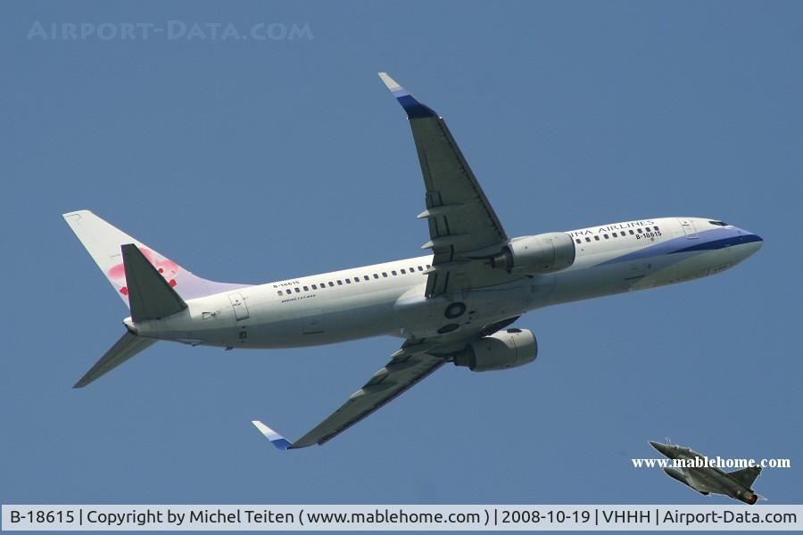 B-18615, Boeing 737-809 C/N 30174, China Airlines