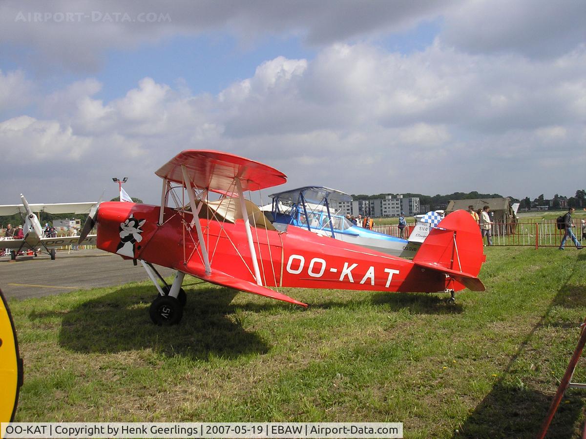 OO-KAT, 1946 Stampe-Vertongen SV-4E C/N 416, Stampe Fly In - Deurne , Belgium , 2007