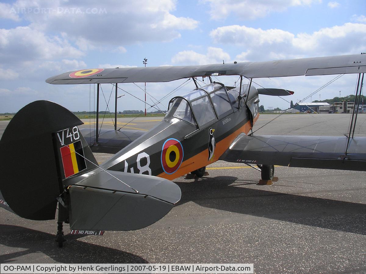 OO-PAM, 1953 Stampe-Vertongen SV-4B C/N 1190, Stampe Fly In - Deurne , Belgium , 2007