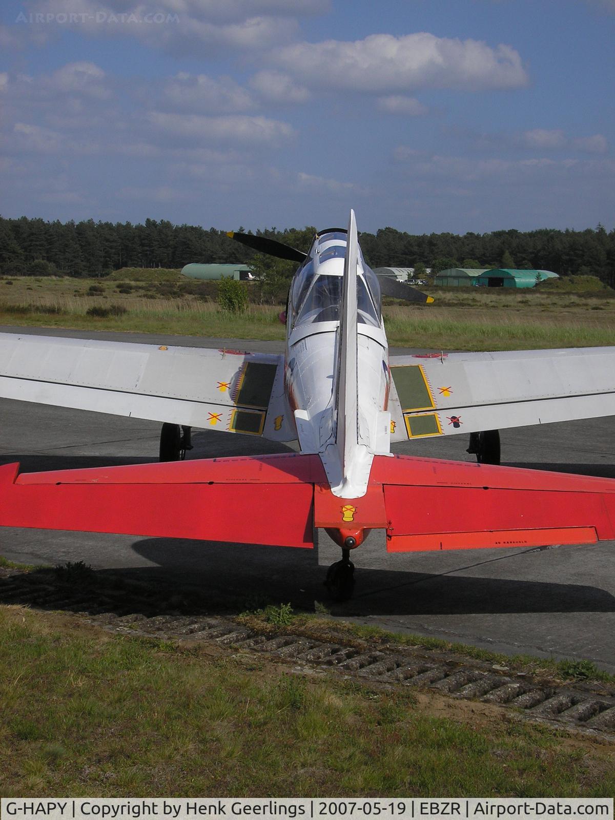 G-HAPY, 1952 De Havilland DHC-1 Chipmunk T.10 C/N C1/0697, Chipmunk Fly In , Zoersel, Belgium Summer 2007