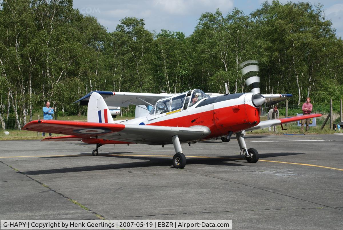 G-HAPY, 1952 De Havilland DHC-1 Chipmunk T.10 C/N C1/0697, Chipmunk Fly In , Zoersel, Belgium Summer 2007