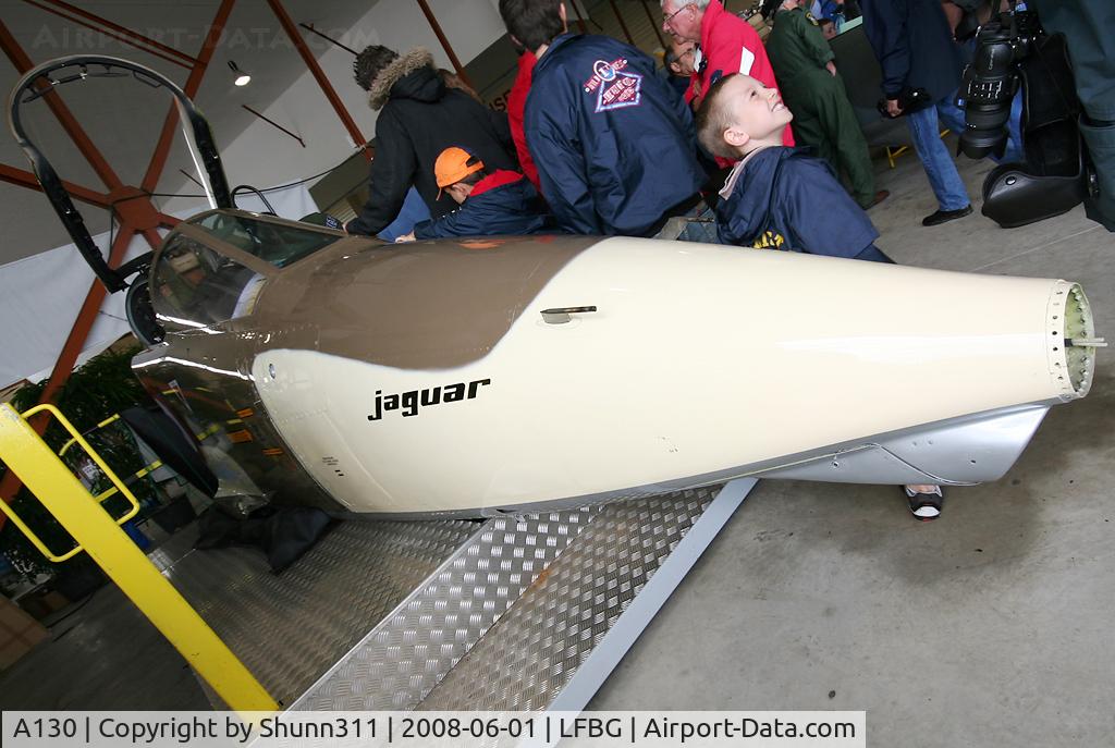 A130, Sepecat Jaguar A C/N A130, Used as instructional airframe by BCRE... Seen on LFBG Airshow 2008...