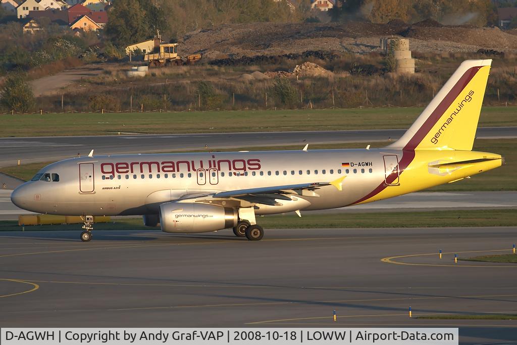D-AGWH, 2007 Airbus A319-132 C/N 3352, Germanwings A319
