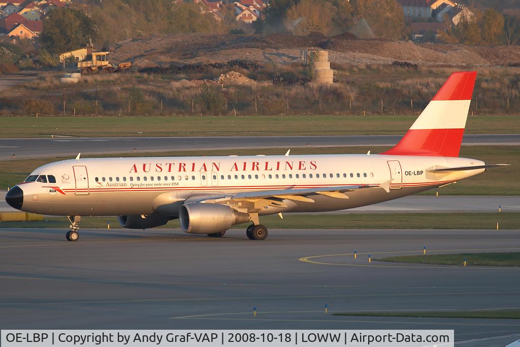 OE-LBP, 1998 Airbus A320-214 C/N 797, Austrian Airlines A320