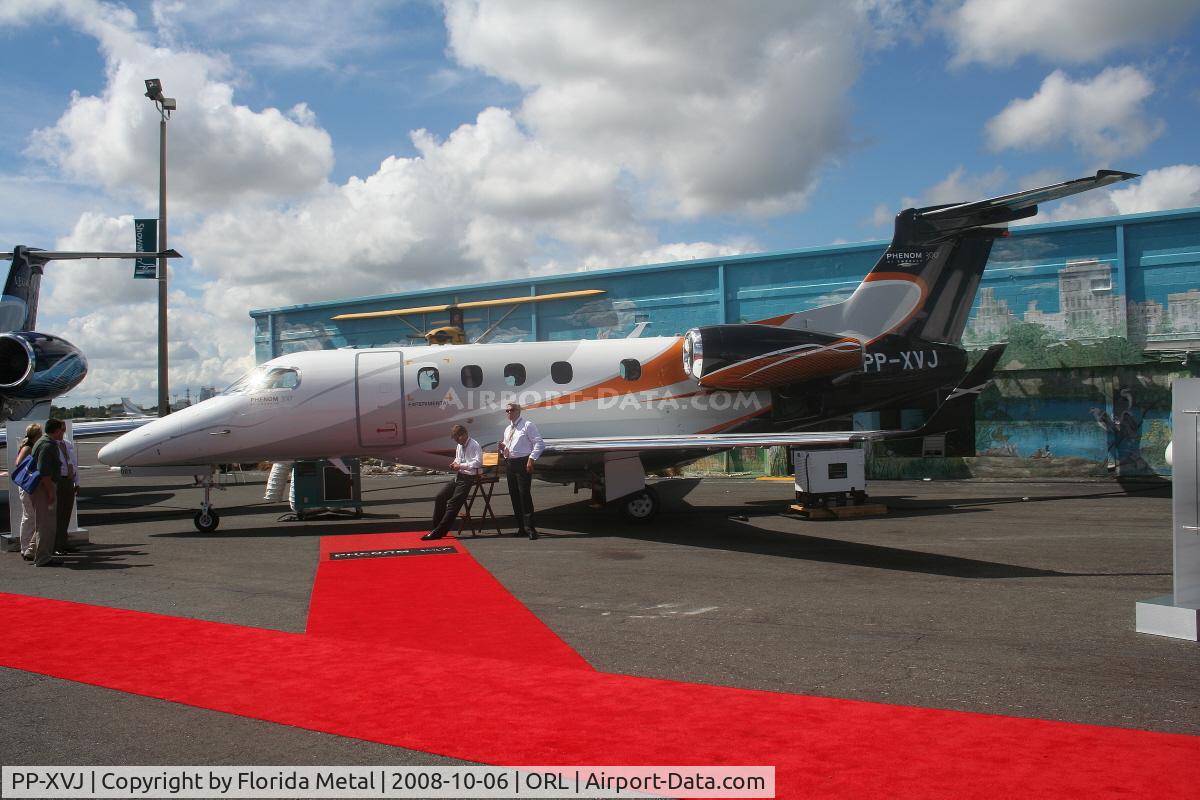 PP-XVJ, 2008 Embraer EMB-505 Phenom 300 C/N 50500001, Just added to database, Embraer Phenom 300 at NBAA