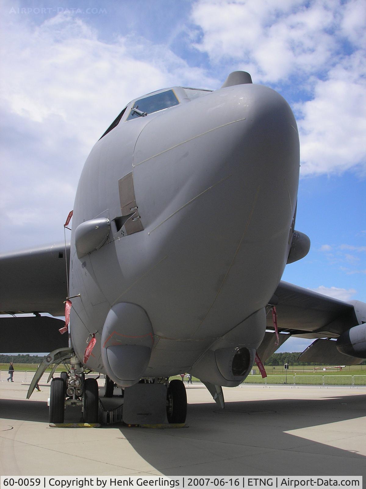 60-0059, 1960 Boeing B-52H Stratofortress C/N 464424, NATO 25 yrs Geilenkirchen AFB
